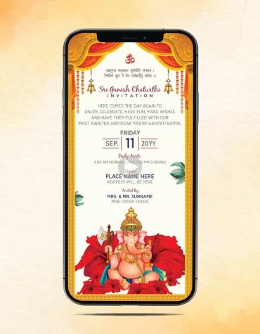 Online Ganpati Invitation Video