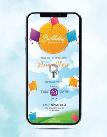 Birthday Invitation Video Template