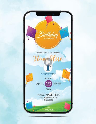 Birthday Invitation Video Template