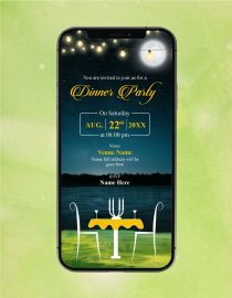 Dinner Invitation Card