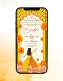 Haldi Ceremony Invitation
