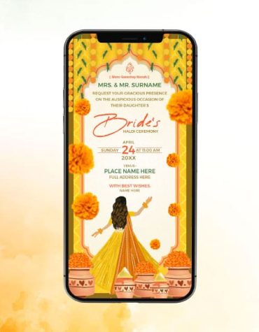 Haldi Ceremony Invitation