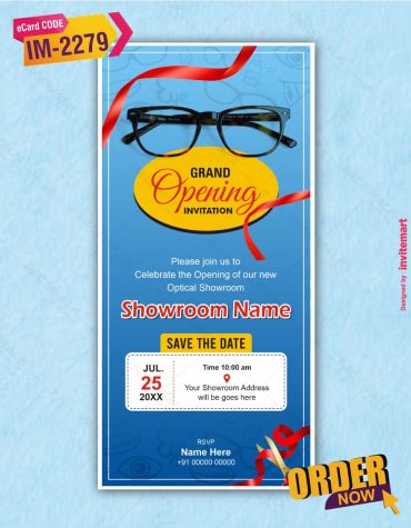 Inauguration Invitation Card