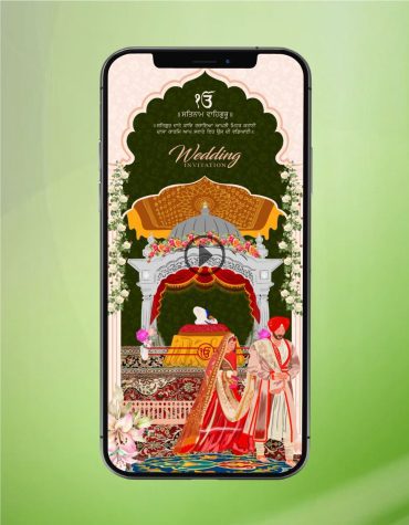 Traditional Punjabi Sikh Wedding Invitation Video