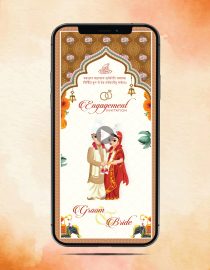 Bengali Engagement Invitation Video