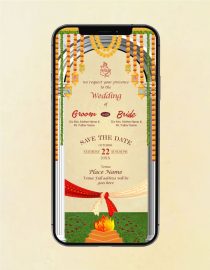 Hindu Wedding Card Design