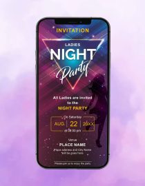 Ladies Night Party Invitation