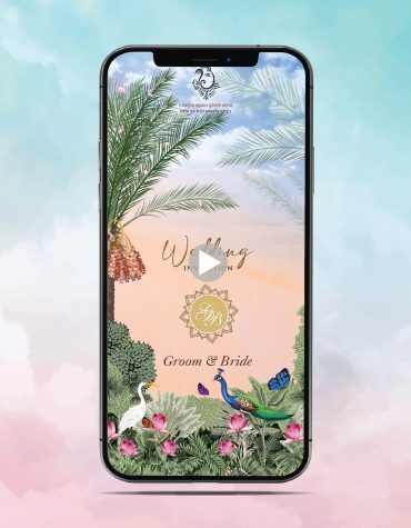Online Caricature Wedding Video