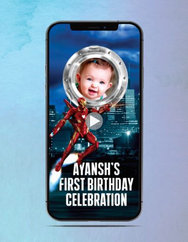 Avengers Birthday Invitation Video