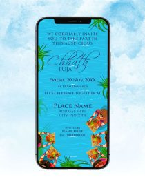 Chhath Puja Invitation