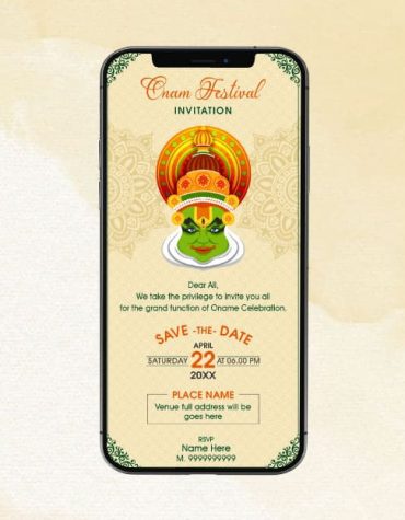 Onam Festival Invitation