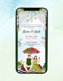 Sangeet And Mehendi Ceremony Invitation