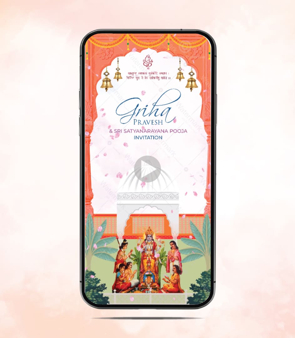 Satyanarayan Puja & Griha Pravesh Invitation Video