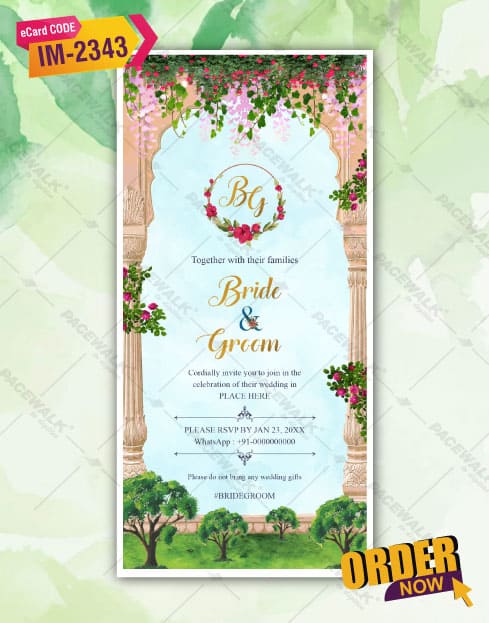 South Indian Wedding Invitation