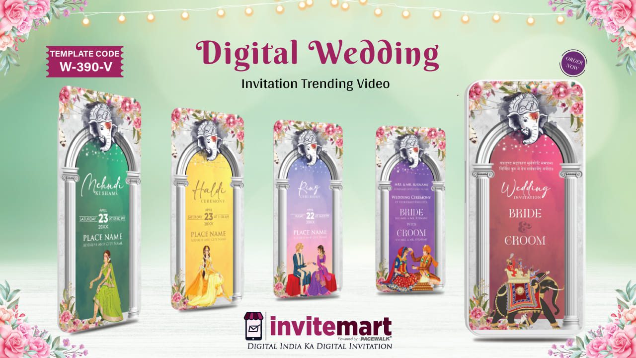 Digital Wedding Invitation Trending Video