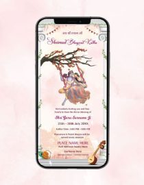 Bhagwat Katha Invitation Card Template