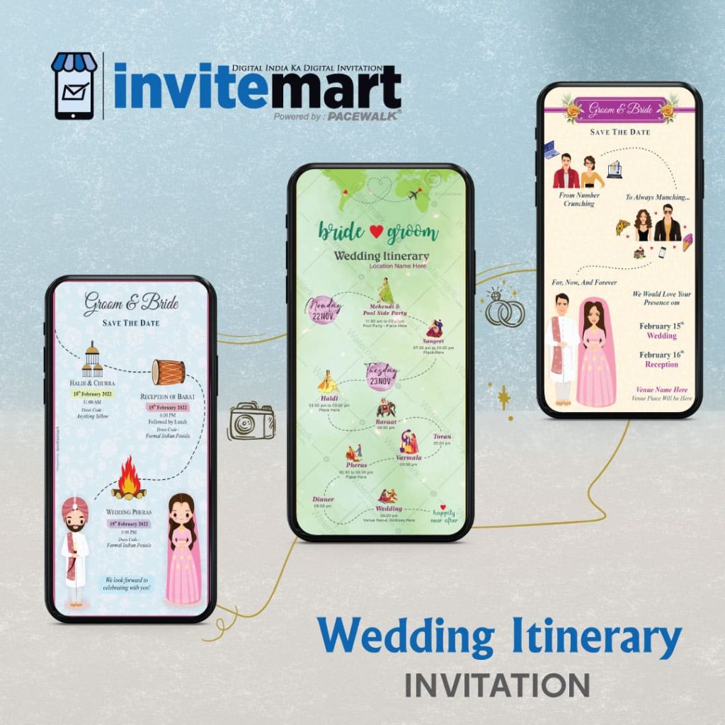 Wedding Itinerary Invitation
