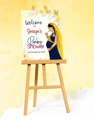 Baby Shower Welcome Board Template