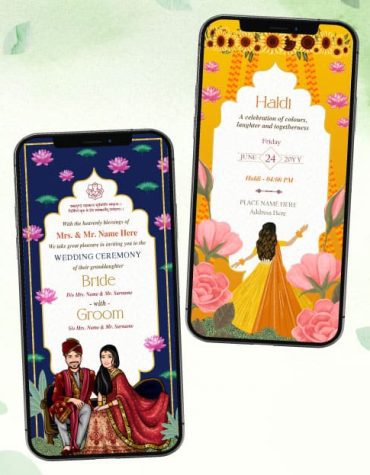Lotus Flower Wedding Invitations