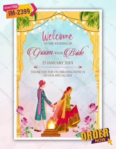 Wedding Signage Board Design