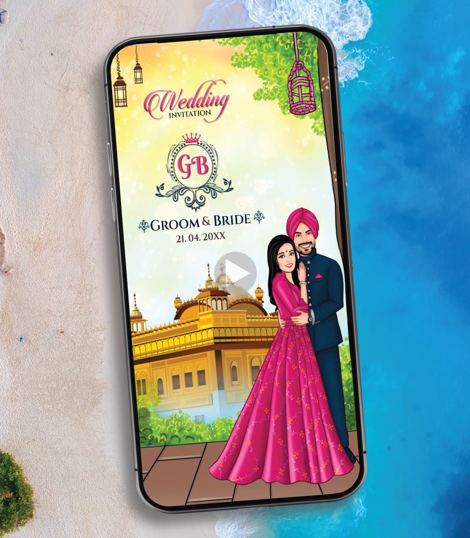 Anand Karaj Invitation Video Template