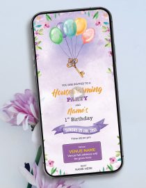 Birthday And Housewarming Party Invitation Video