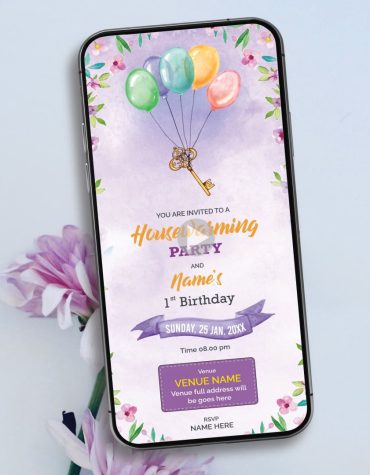 Birthday And Housewarming Party Invitation Video