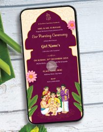 Ear Piercing Invitation Video Online