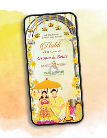 Haldi Invitation Video Online