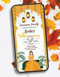Haldi Kumkum Invitation Video