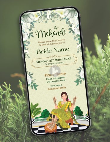 Mehendi Function Invitation Video