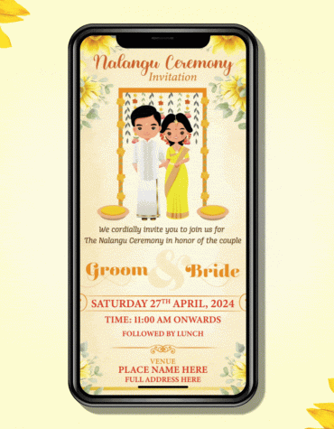 Nalangu Ceremony Invitation Gif