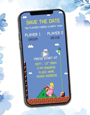 Super Mario Theme Wedding Invitation Video