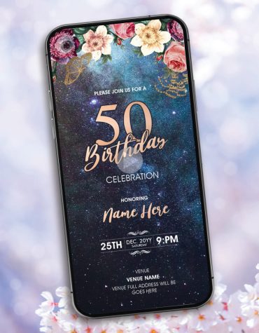 50th Birthday Invitation Video
