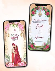 Floral Multiple Function Wedding Invitation PDF