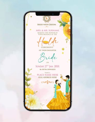 Haldi Function Invitation eCard