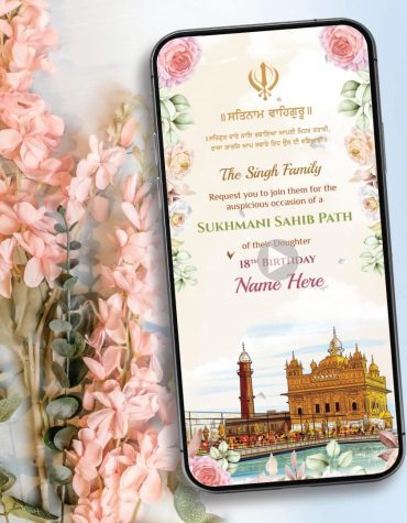 Sukhmani Sahib Path Video Invitation