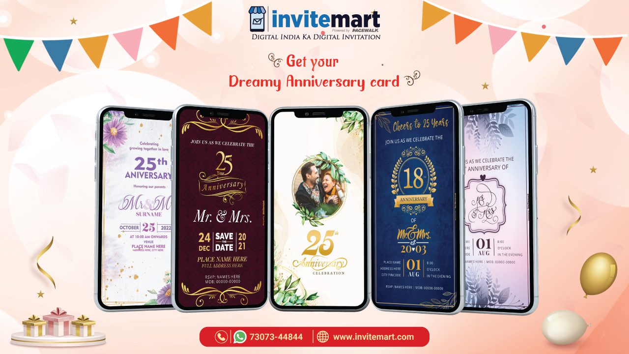 Wedding Anniversary Invitation