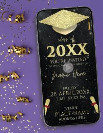 Graduation Party Video Invitations