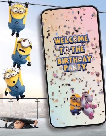 Minions Birthday Video Invitation
