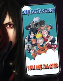 Naruto Theme Birthday Invitation Video