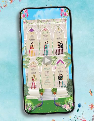 Animated Caricature Invite Video