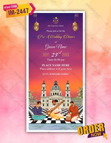 Pre Wedding Invitations