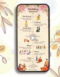 Wedding Itinerary Invitation Video