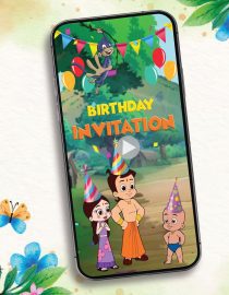 Chhota Bheem Birthday Invitation Video