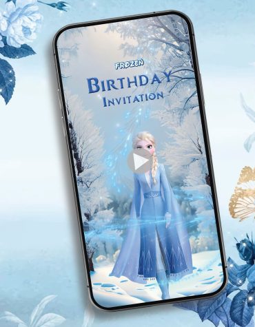 Frozen Birthday Party Invitation Video