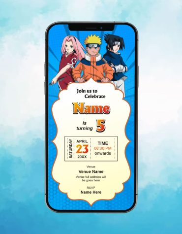 Football Theme Birthday Invitation