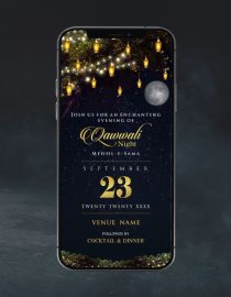 Qawwali Night Invitation Card