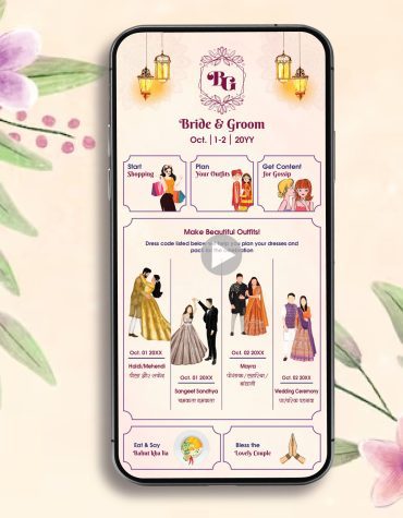 Wedding Functions Invitation Video