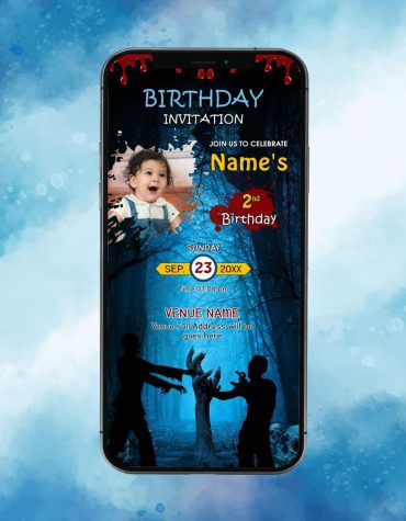 Zombie Birthday Invitation